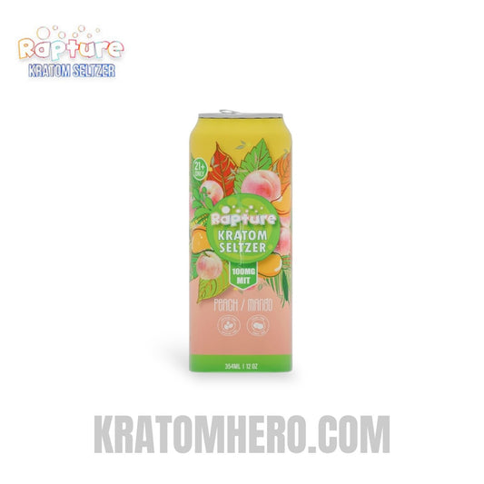 Rapture Kratom Seltzer Peach Mango 100mg