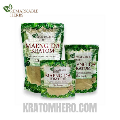 Remarkable Herbs Red Vein Maeng Da Kratom Powder
