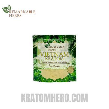 Remarkable Herbs Green Vietnam Kratom Powder - 30oz