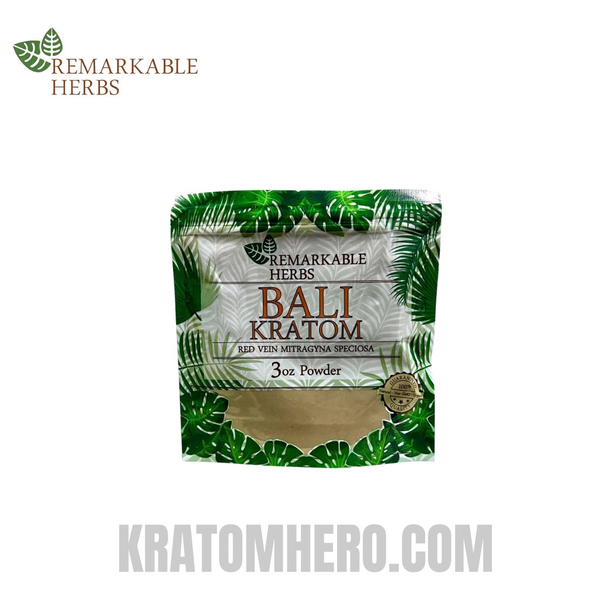 Remarkable Herbs Red Vein Bali Kratom Powder - 3oz