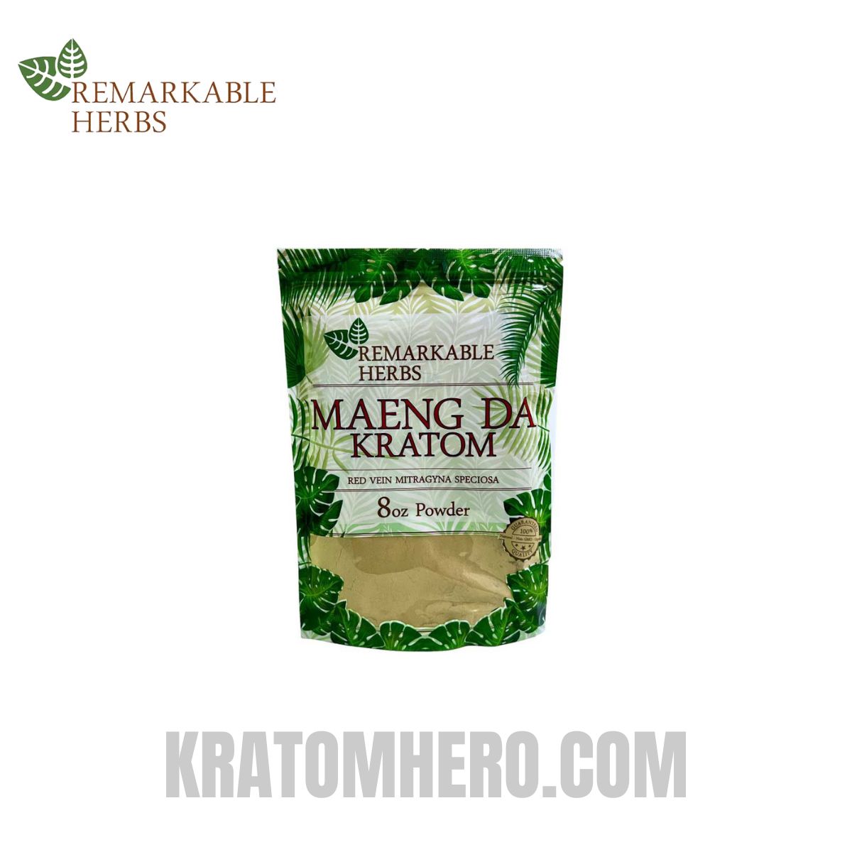 Remarkable Herbs Red Vein Maeng Da Kratom Powder - 8oz
