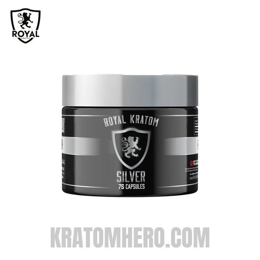 Royal Kratom Capsules Silver - 75Ct