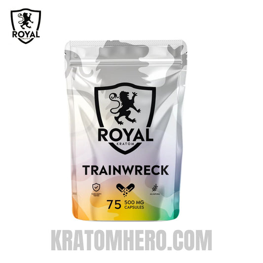Royal Kratom Capsules Trainwreck - 75Ct