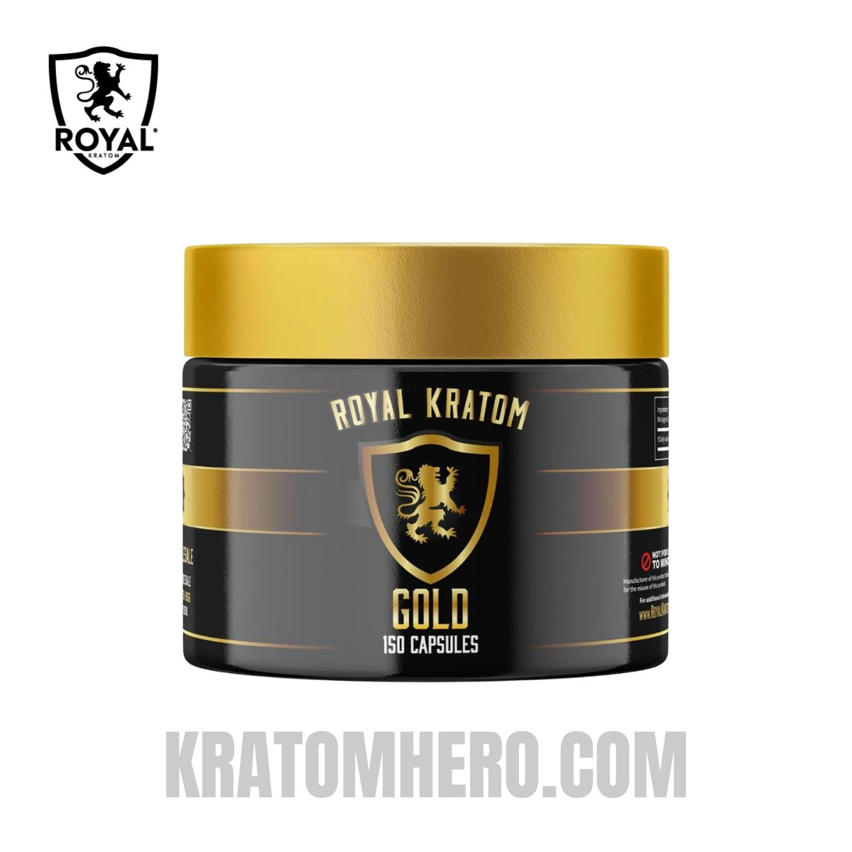 Royal Kratom Capsules Gold - 150 Capsules