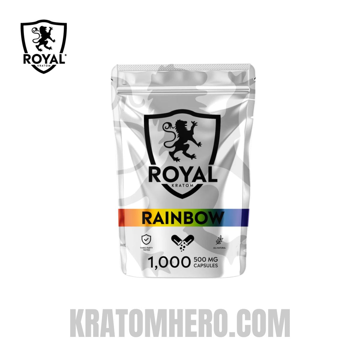 Royal Kratom Capsules Rainbow - 1000 Capsules
