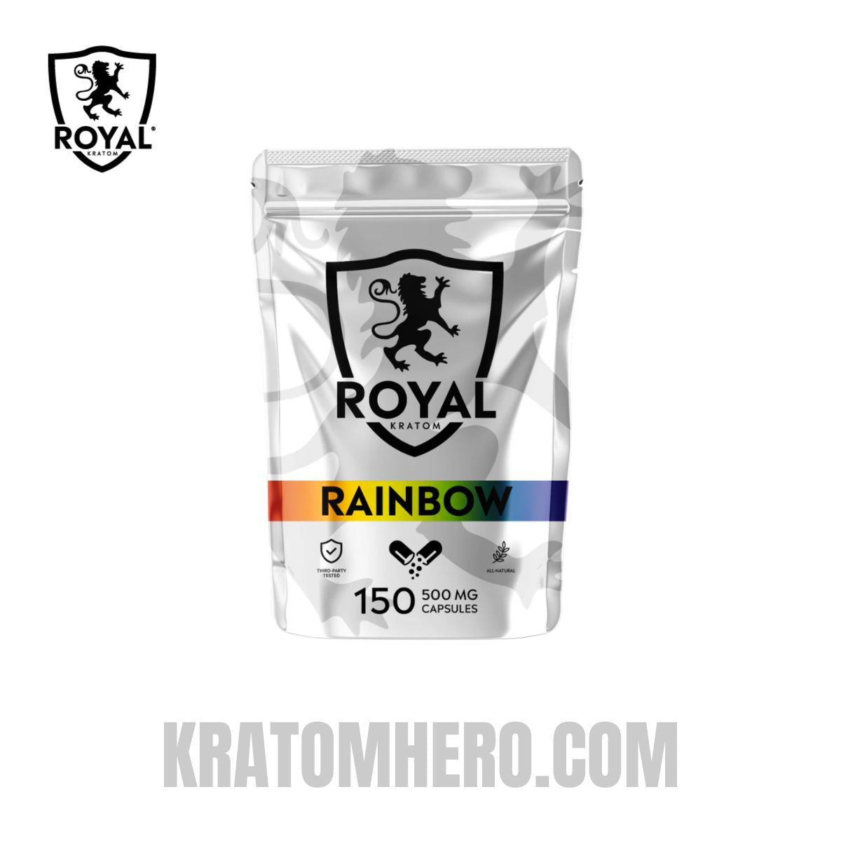Royal Kratom Capsules Rainbow - 150 Capsules