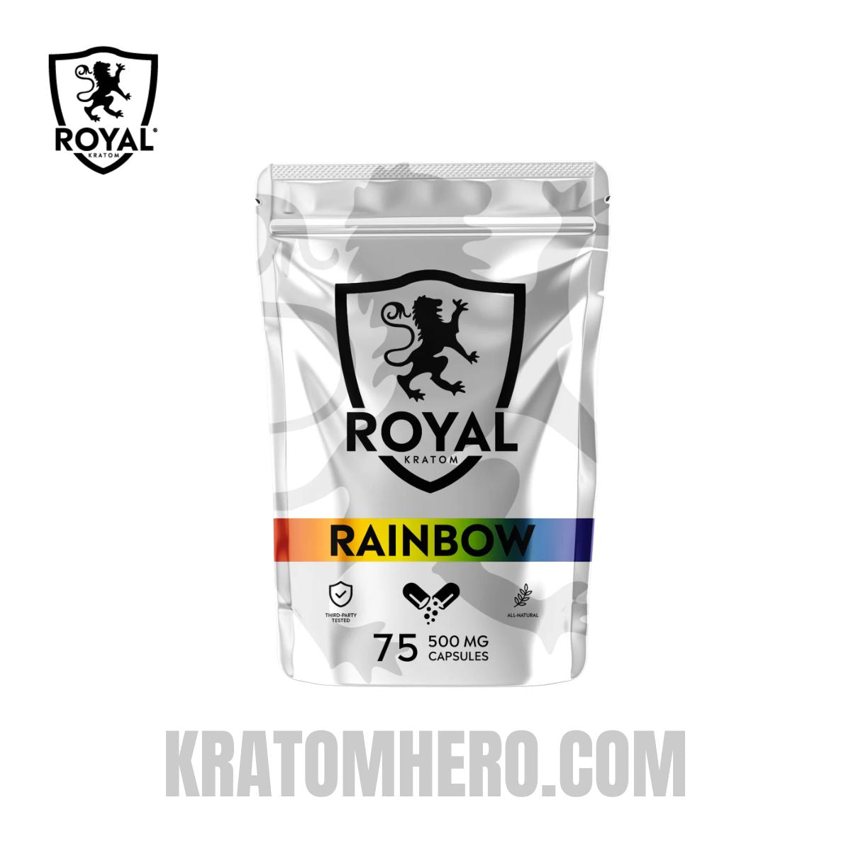 Royal Kratom Capsules Rainbow - 75 Capsules