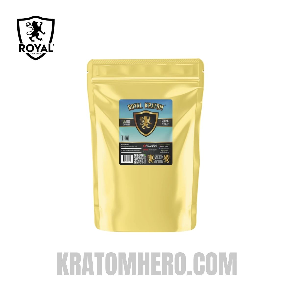 Royal Kratom Capsules Thai  - 1000ct