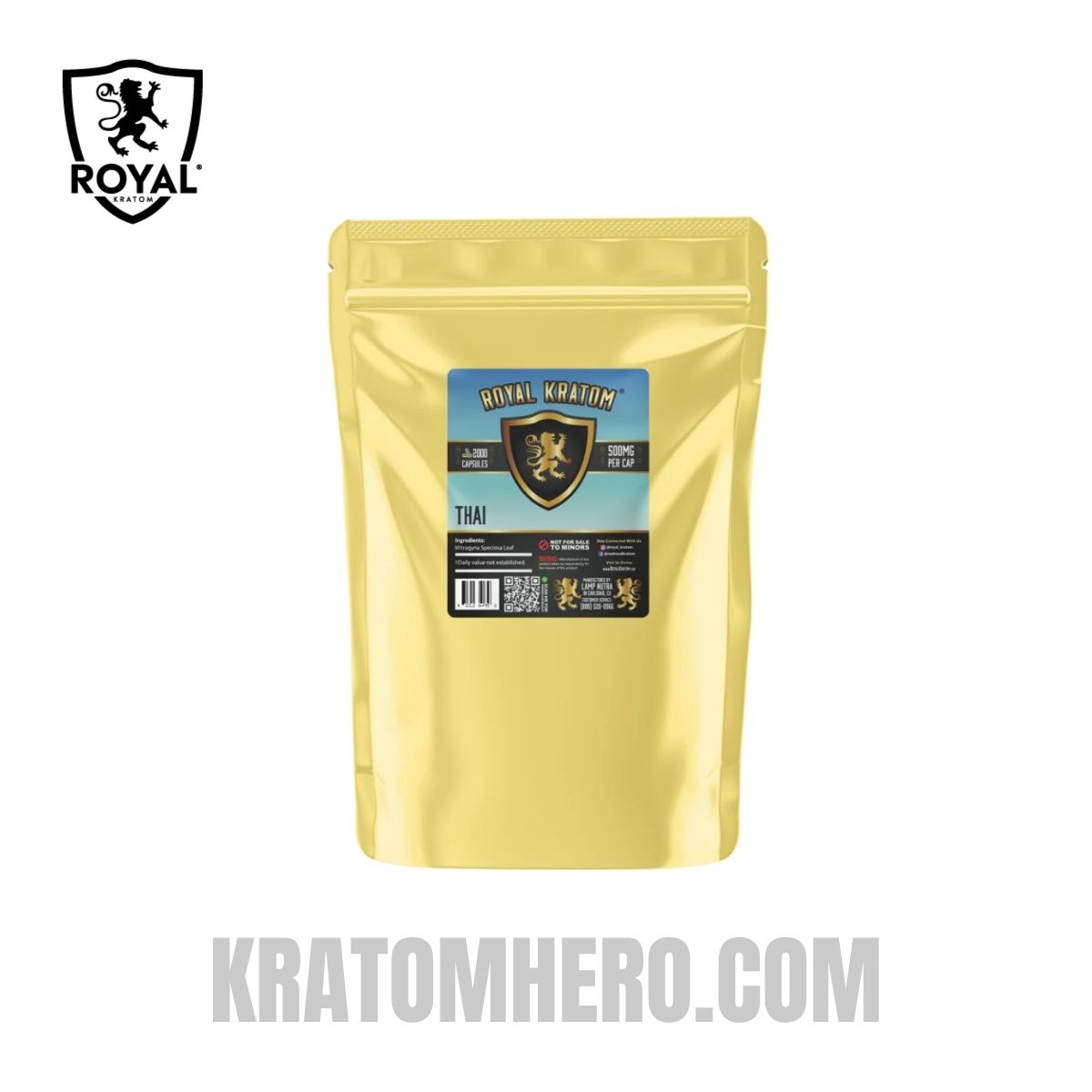 Royal Kratom Capsules Thai  - 2000ct