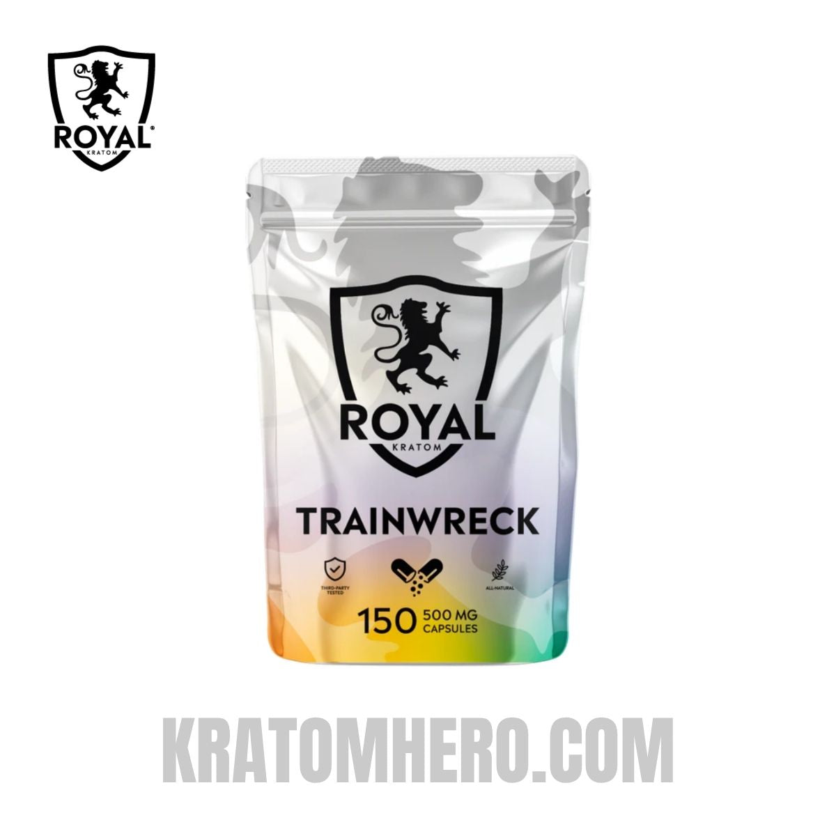 Royal Kratom Capsules Trainwreck - 150Ct