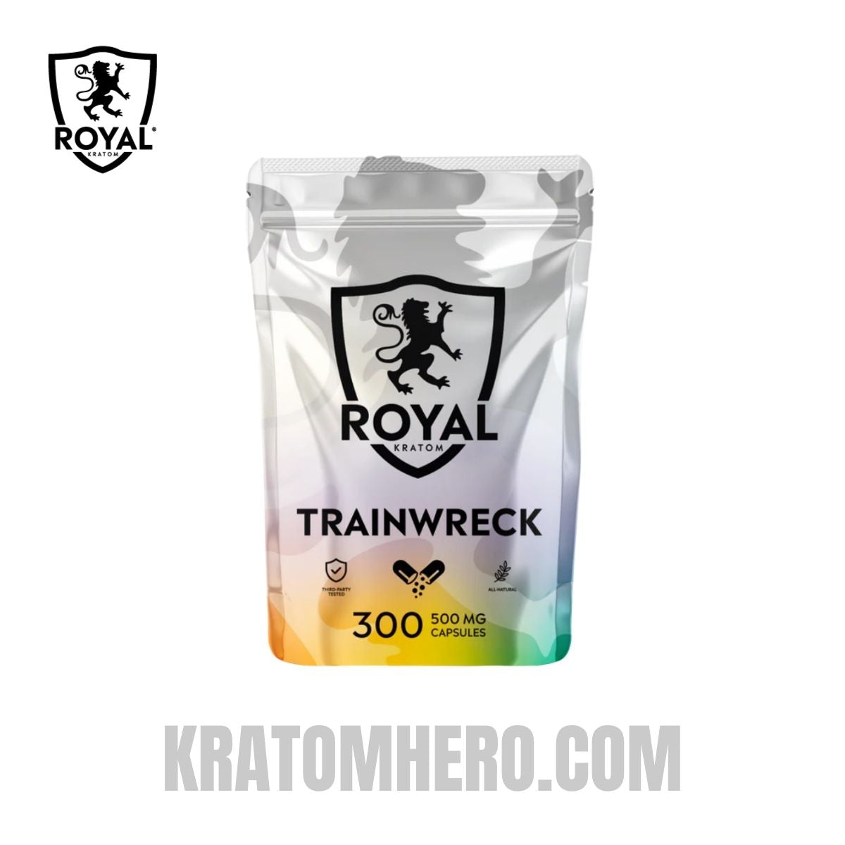 Royal Kratom Capsules Trainwreck - 300Ct