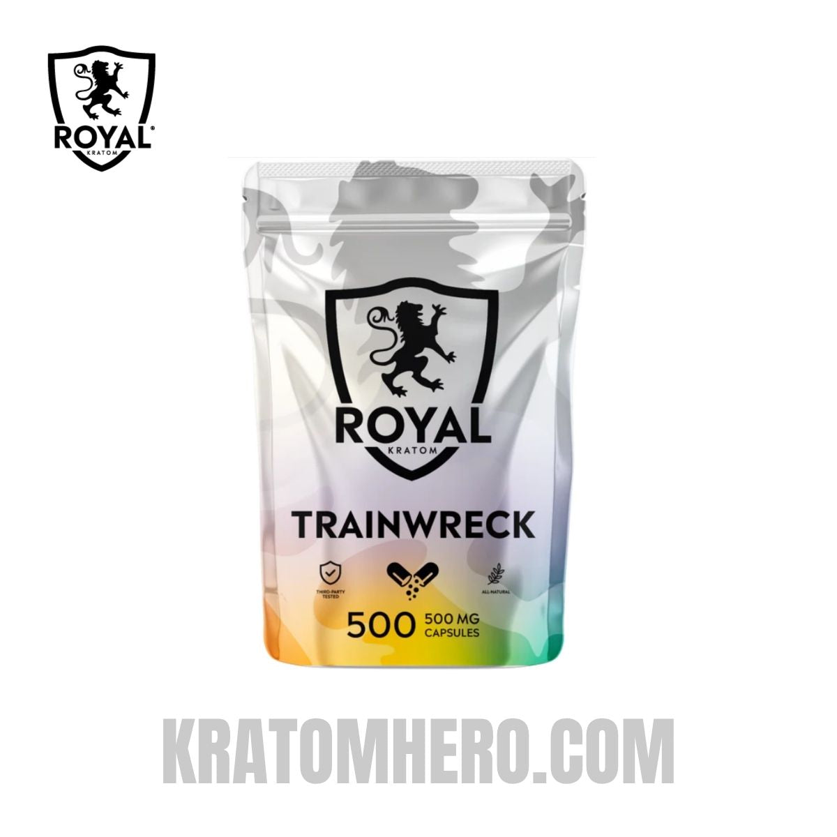 Royal Kratom Capsules Trainwreck - 500Ct