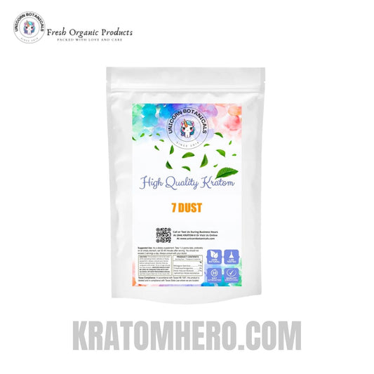 Unicorn Botanicals 7 Dust Kratom Powder