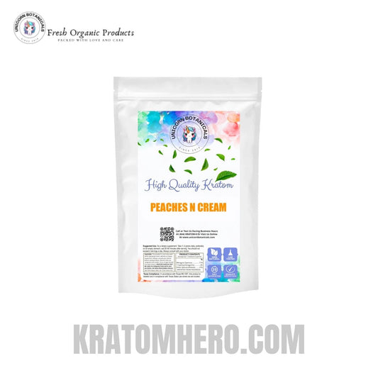 Unicorn Botanicals Peaches N Cream Kratom Powder