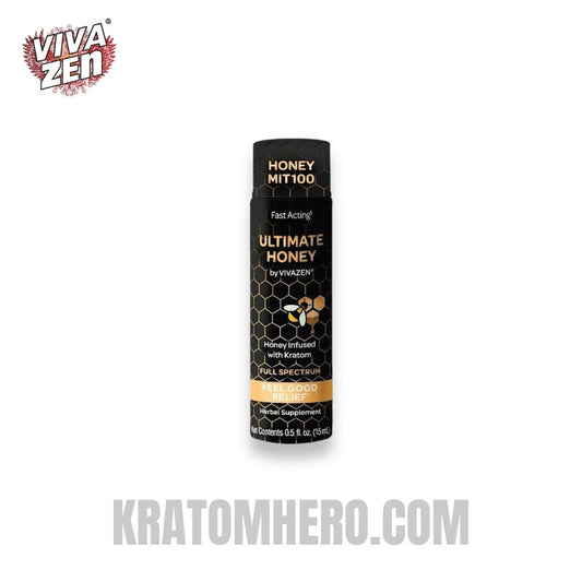 Viva Zen Kratom Extract Shot Ultimate Honey Mit100 15ml