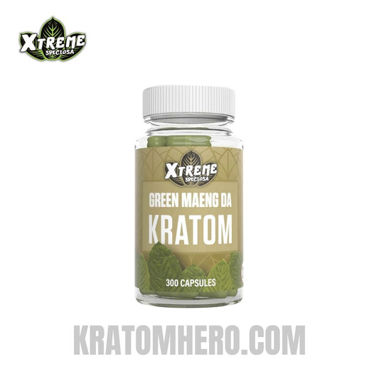 Xtreme Speciosa Green Maeng Da Kratom Capsules