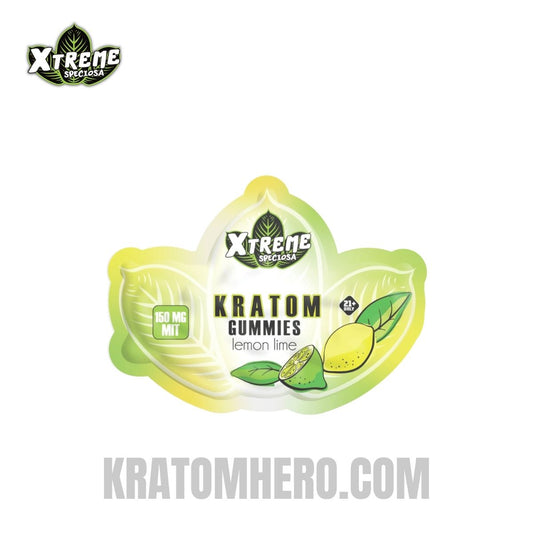 Xtreme Speciosa Lemon Lime Kratom Gummies